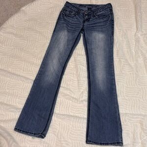 Classic Blue Asphalt Women's Jeans, early 2000's
